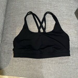 Lululemon black energy bra